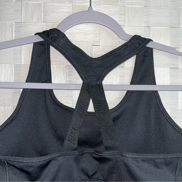 COPY - Nike Womens Just Do It Logo Sport Bra Size Large Black And White Classic… - Picture 6 of 8